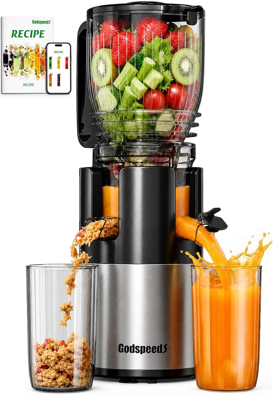 5,8 inçlik Geniş Besleme Kanal - Juicer Cold Press Slow incelemesi ve fiyatı