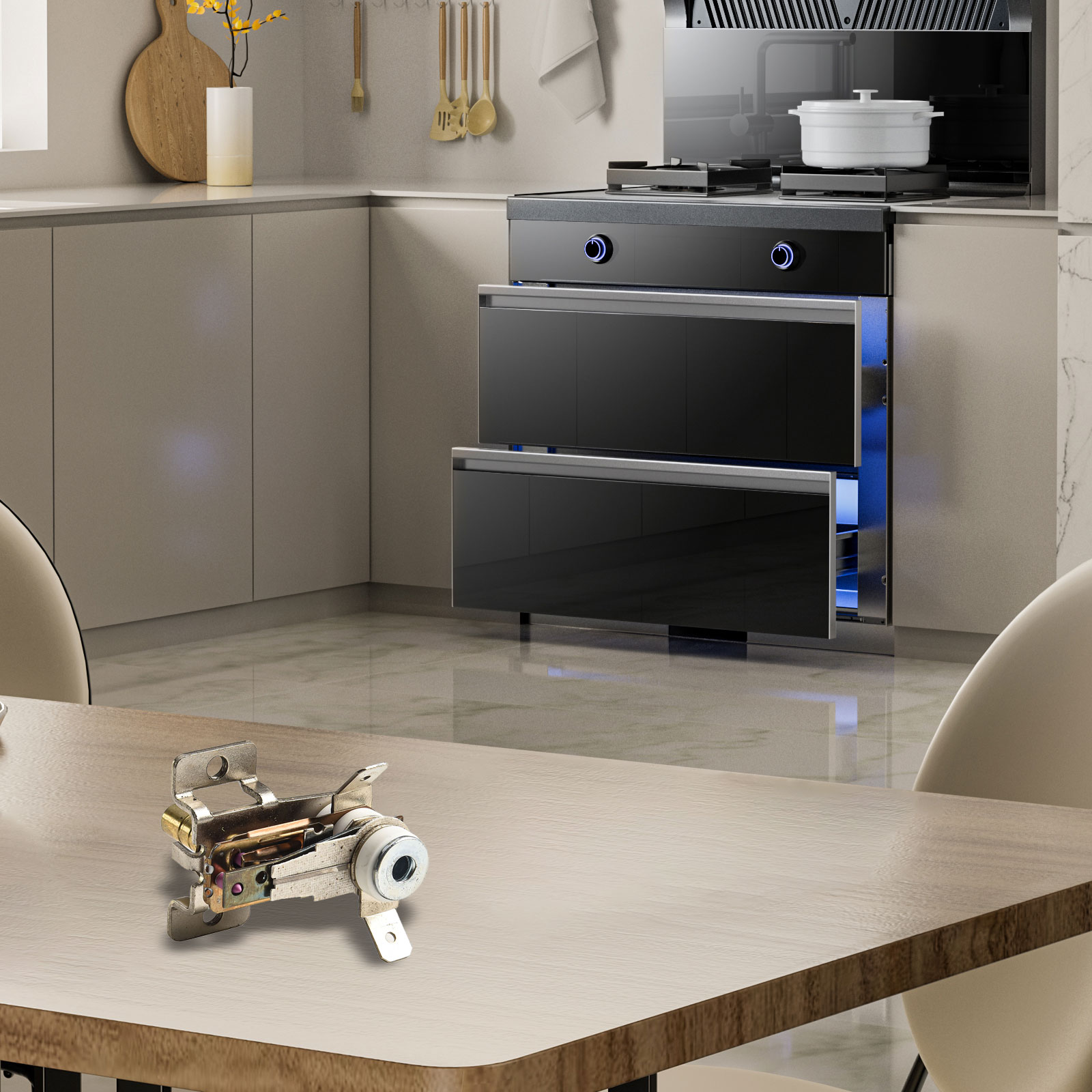 1 adet 16A 250V AC termostat s - Kitchen Appliances Sales incelemesi ve fiyatı
