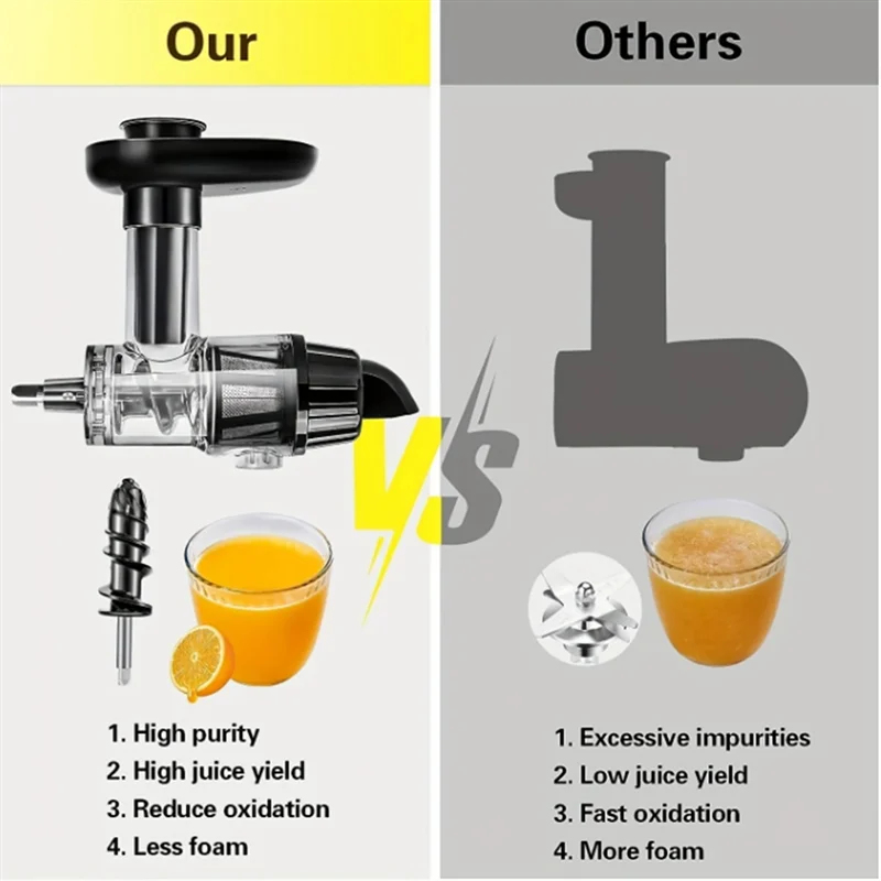Yüksek Meyve Suyu Verimli Prof - Juicer Cold Press Slow incelemesi ve fiyatı